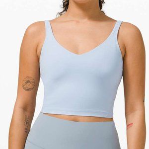lululemon Blue Linen Align Tank Top